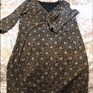 Women’s Silk Summer Dress 3/4 Sleeve